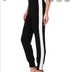 Kamalikulture side stripe jog pant.